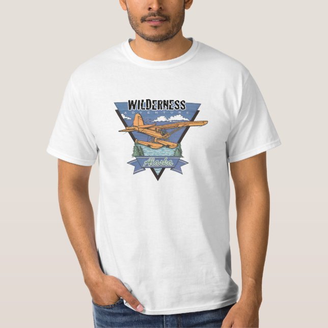 Camiseta Aventura Alaska del hidroavión del desierto (Anverso)