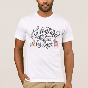 Camiseta ¿Aventura? Alpaca mis bolsos