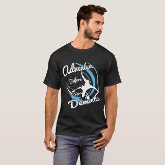 Camiseta AVENTURA ANTES del funn de la persona que practica
