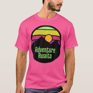 Camiseta Aventura: Camping Y Senderismo Divertidos