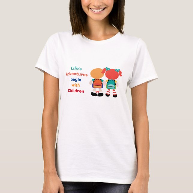 Camiseta Aventura con los niños (Anverso)