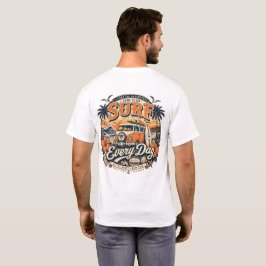 Camiseta Aventura Costera de Surf Todos los Días Vintage Pl