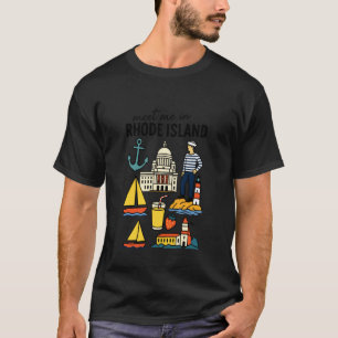 Camiseta Aventura Costera Náutica de Rhode Island