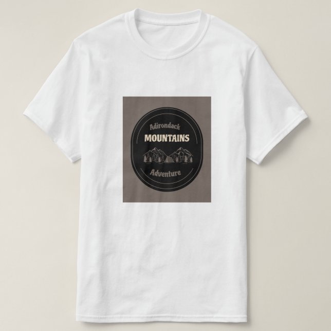 Camiseta aventura de Adirondack (Diseño del anverso)