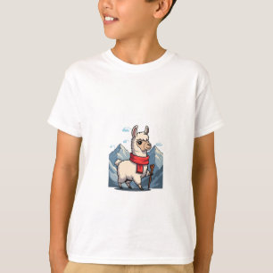 Camiseta Aventura de Alpaca para Niños Montañeros