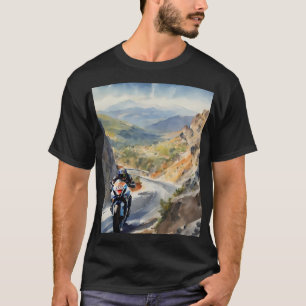 Camiseta Aventura de alta velocidad en el vibrante paisaje 