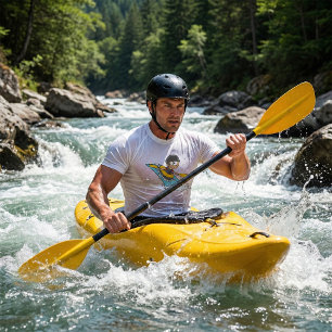 Camiseta Aventura de balsismo en aguas bravas con niño asus