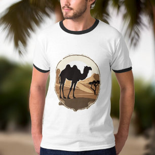 Camiseta Aventura de camellos en el desierto