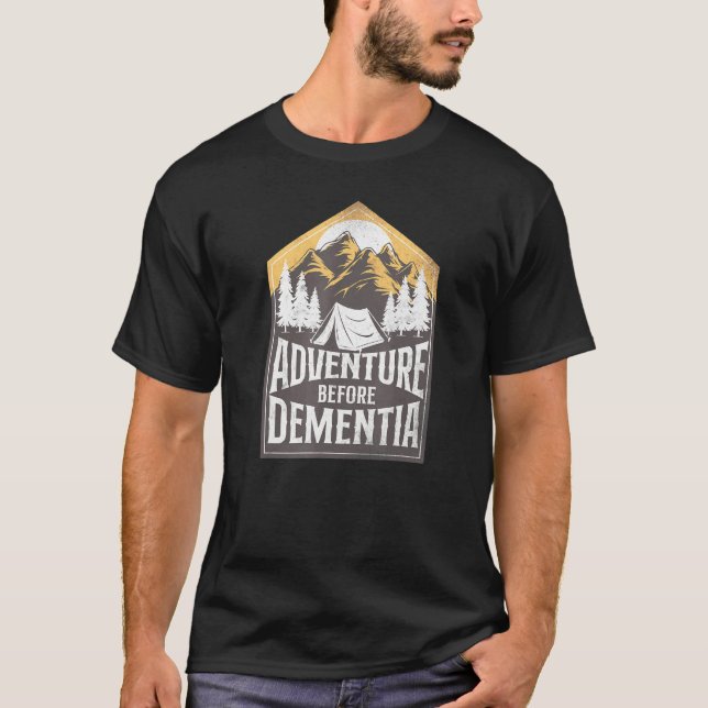 Camiseta Aventura de campamento antes de la carpa de Dement (Anverso)