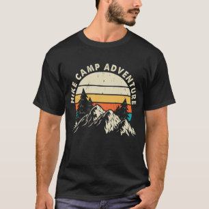 Camiseta Aventura de campamento de senderismo