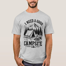 Camiseta Aventura de Camping Regalo de Camping de Montaña V