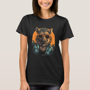 Camiseta Aventura de caza de hog para Boar Hunter y Boar Hu