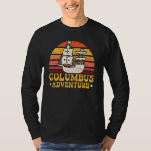 Camiseta Aventura de Colón Día de Cristóbal Colón Navega