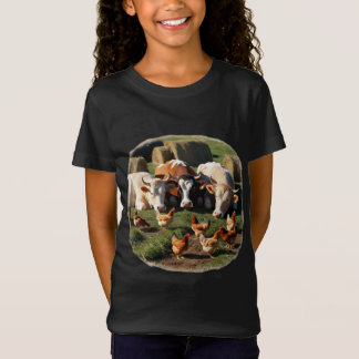 Camiseta Aventura de corral caprina, pollo
