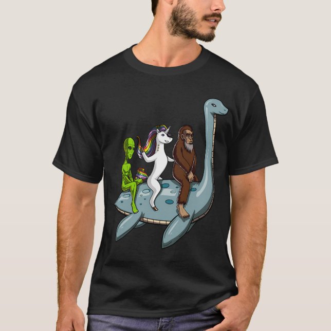 Camiseta Aventura de criptozoología (Anverso)