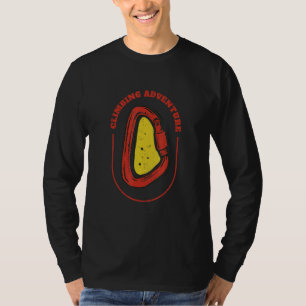 Camiseta Aventura de escalada Carabiner