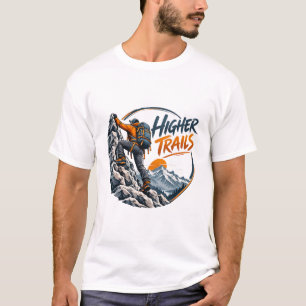 Camiseta Aventura de escalada en montaña Higher Trails