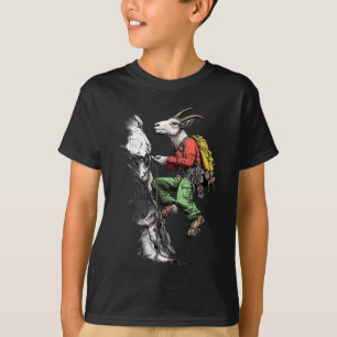 Camiseta Aventura de expedición de escalada en roca de cabr