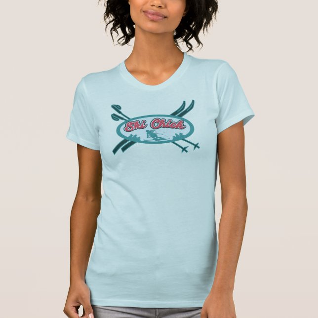 Camiseta Aventura de invierno de patines de esquí (Anverso)
