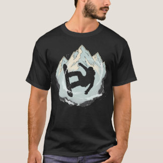 Camiseta Aventura de invierno snowboarding deporte de esquí