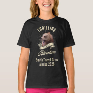 Camiseta Aventura de la familia de osos personalizados para