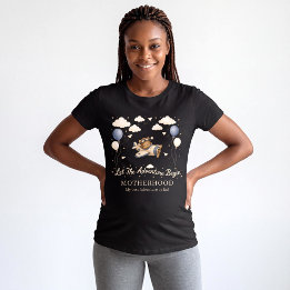 Camiseta Aventura de la maternidad Oso volador Baby Shower