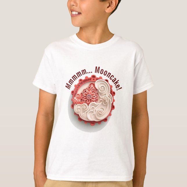 Camiseta Aventura de la torta lunar para niños: Tee del fes (Anverso)