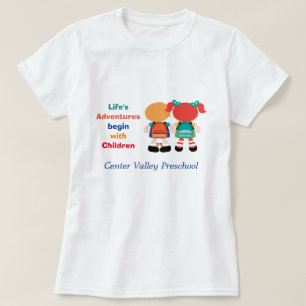 Camiseta Aventura de la vida con el anuncio de los niños