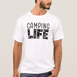 Camiseta Aventura de la vida de camping bajo las estrellas