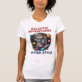 Camiseta Aventura de la zanja espacial en galaxia