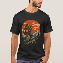 Camiseta Aventura de lectura vintage en modo reservado