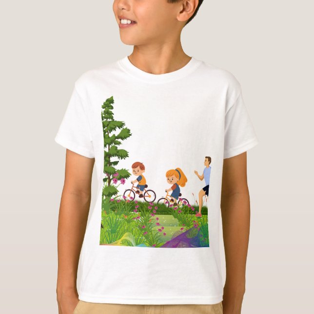 Camiseta Aventura de los exploradores de la naturaleza (Anverso)
