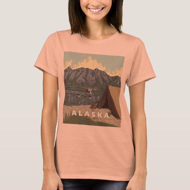 Camiseta Aventura de montaña de Alaskan (Anverso)