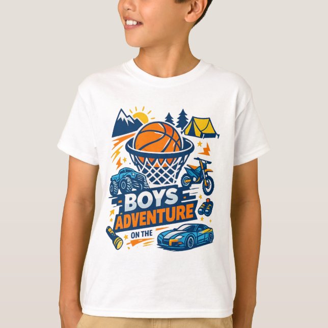 Camiseta Aventura de niños (Anverso)