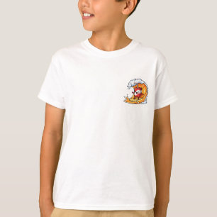Camiseta Aventura de Ola de Taza de Café para Niños
