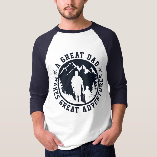 Camiseta Aventura de padre e hijo | Día del Padre | Armada (Anverso)