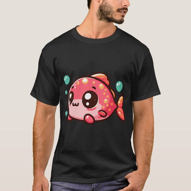 Camiseta Aventura de peces oceánicos (Anverso)