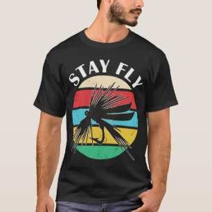 Camiseta Aventura de pesca diseño retro puesta de sol