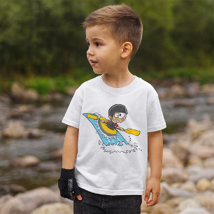 Camiseta Aventura de Rafting Whitewater con niño asustado