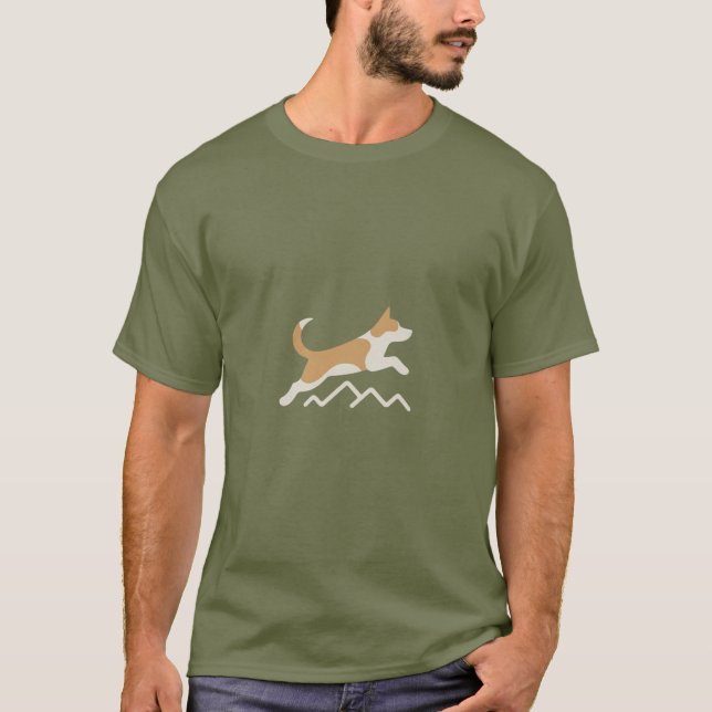 Camiseta aventura de senderismo (Anverso)
