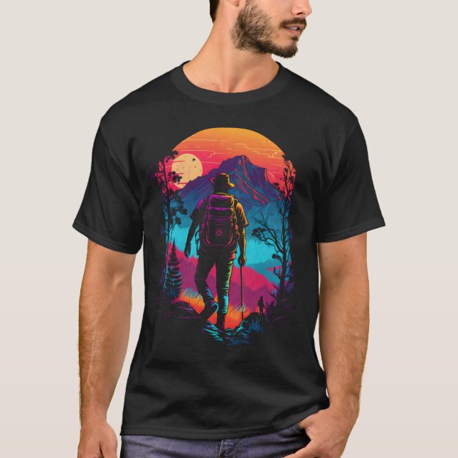 Camiseta Aventura de senderismo (Anverso)