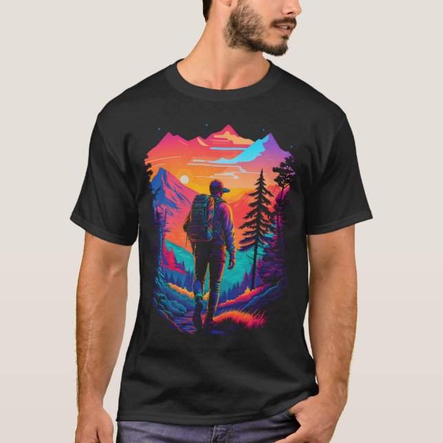 Camiseta Aventura de senderismo (Anverso)