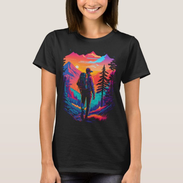 Camiseta Aventura de senderismo (Anverso)
