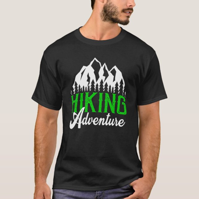 Camiseta Aventura De Senderismo Para Hombres Y Mujeres Avan (Anverso)