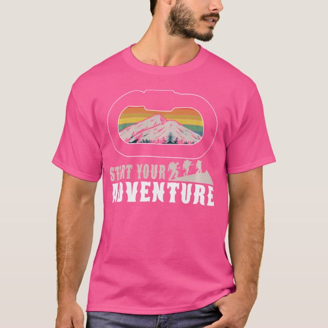 Camiseta Aventura de senderismo y escalada en montaña para  (Anverso)