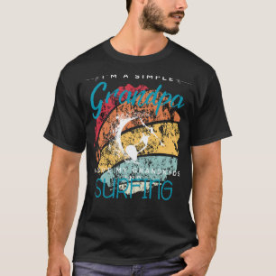 Camiseta Aventura de Surfing Simple Grandpas - Tee capricho
