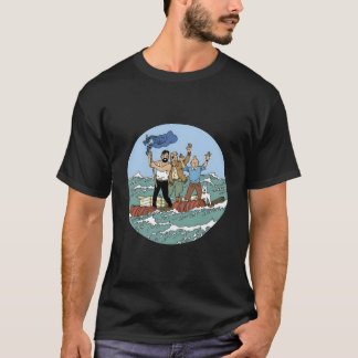 Camiseta Aventura De Tin-Tin Con Capitán Haddock