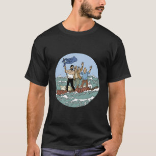 Camiseta Aventura De Tin-Tin Con Capitán Haddock