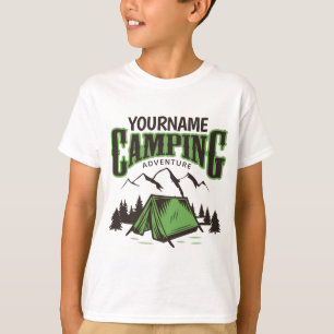 Camiseta Aventura de viaje de campamento familiar de campin