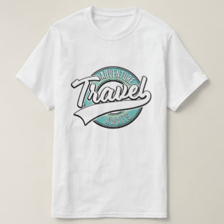Camiseta Aventura de viaje espera logotipo vintage